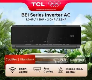TCL (Black Panel) Air Conditioner Brand New