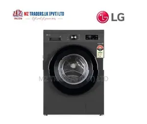 LG 8 Kg Front Load Washing Machine – Black FB1208S6M1