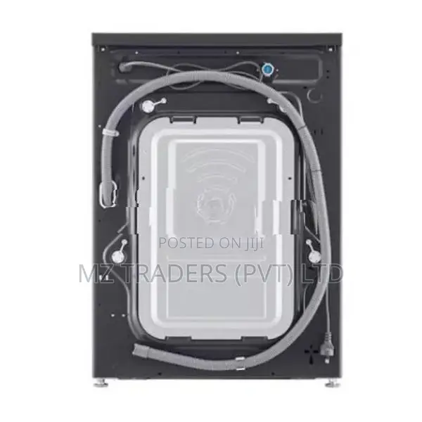LG 8 Kg Front Load Washing Machine – Black FB1208S6M1