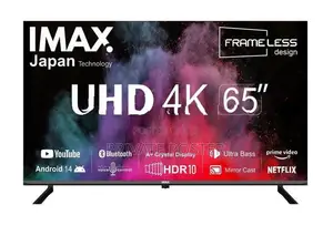 New 65 inch IMAX JAPAN Smart Android 14 4K UHD LED TV Voice Control