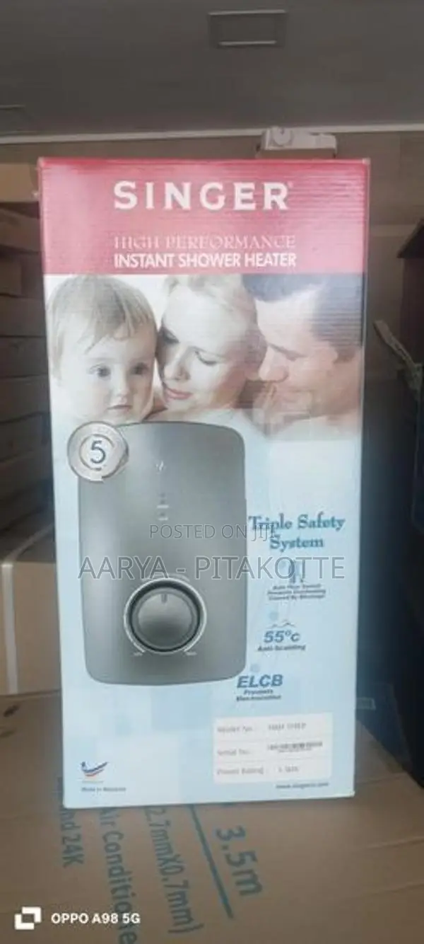 Singer Hot Water Shower with Pump ( 119EP)