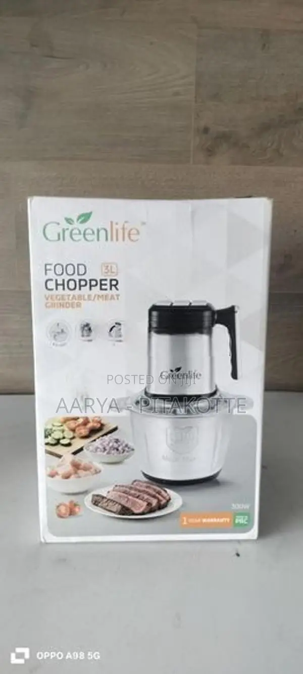 Green Life Food Chopper 3L Capacity
