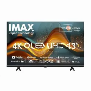 43 inch IMAX (JAPAN) QLED 4K UHD HDR LED Frameless Android TV