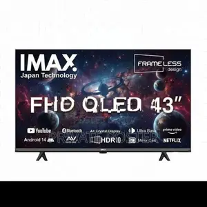 IMAX JAPAN 43 inch Smart QLED FHD HDR Frameless TV