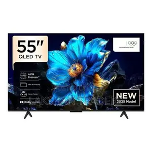New 55" Evvoli (Italian) QLED Smart Android 14.0 4K TV Frameless
