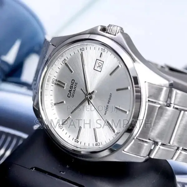 Silver Diale Casio MTP1239D Watch