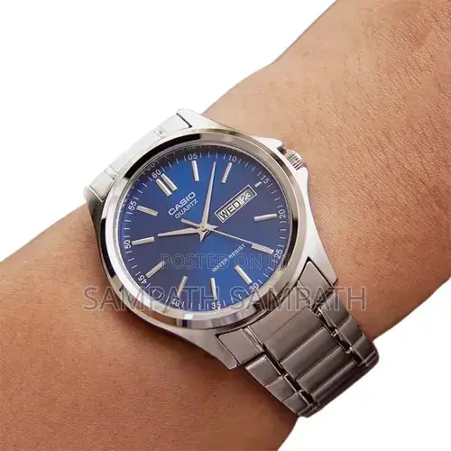 Blue Dial Mtp1239d Mens Watch