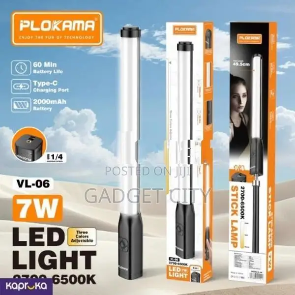 PLOKAMA VL06 Pro Portable Handheld Stick Light