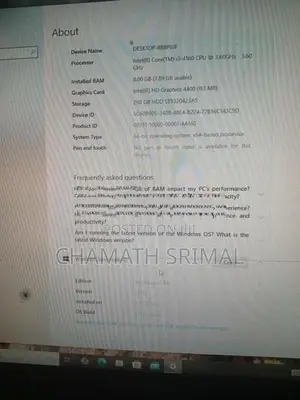 Intel Core I3 2nd Gen PC