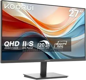 KOORUI 27" E2721H QHD IPS 120HZ 2K BRAND NEW GAMING MONITOR