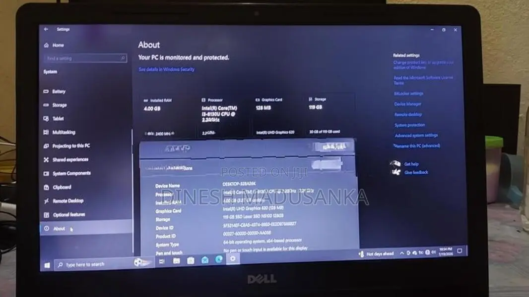DELL I3 8GEN Laptop