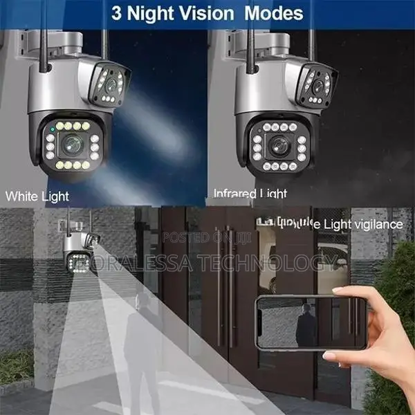 V380 4G Sim Dual Lens CCTV Camera