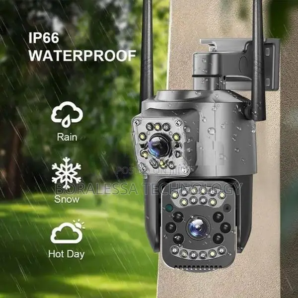 V380 4G Sim Dual Lens CCTV Camera