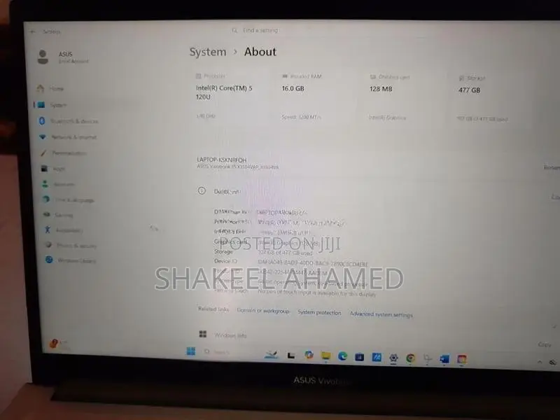 ASUS VivoBook 15 X1504VA Intel Core 5 120U 16GB RAM 512GB SSD