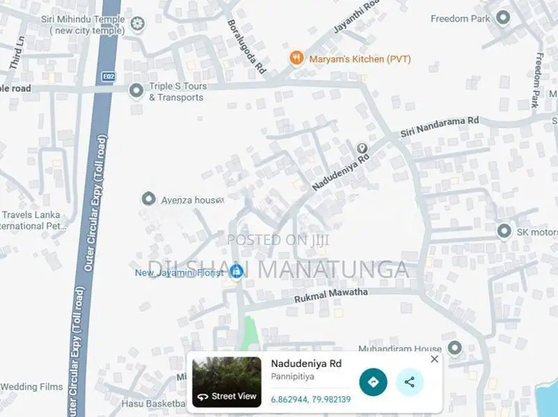 6 Perches of Land in Kottawa-Rukmale