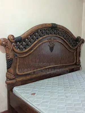 Bed with Mattress (Malysian Bedroom Set)