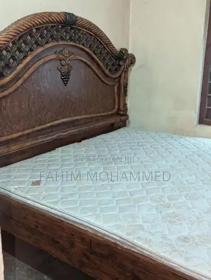 Bed with Mattress (Malysian Bedroom Set)
