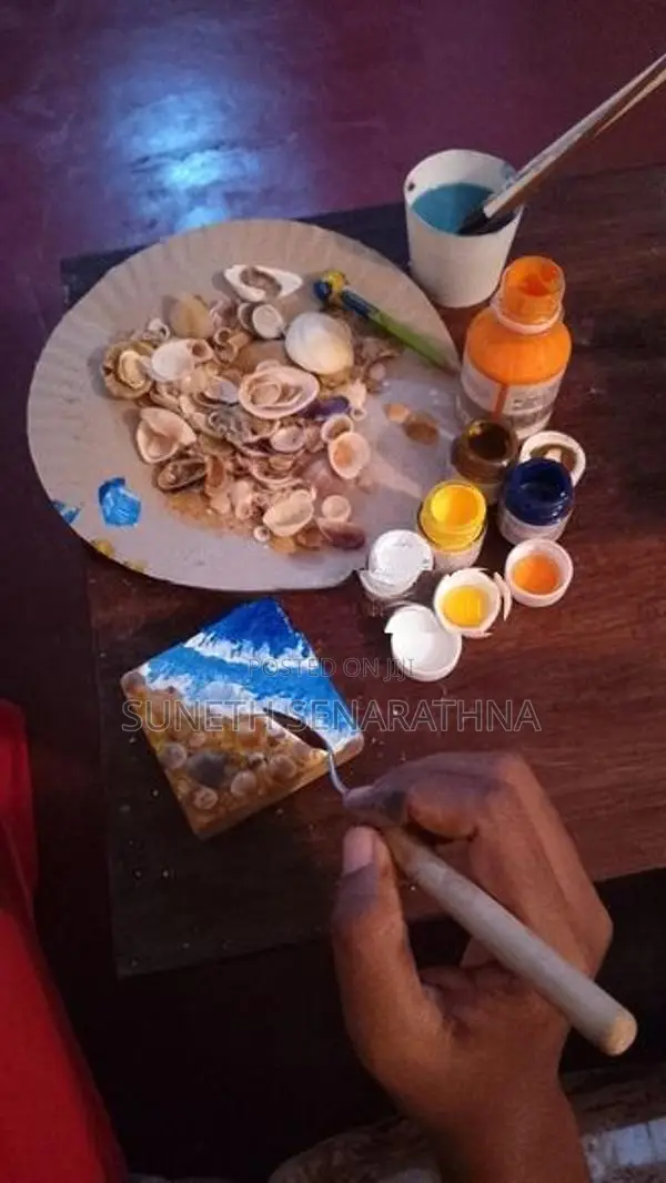 Handmade Ocean Shell Art