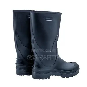 Safety Gum Boot Black - PVC