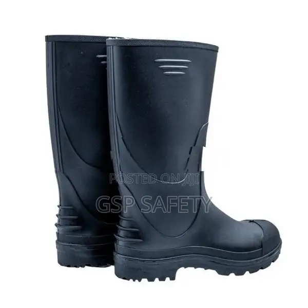 Safety Gum Boot Black - PVC
