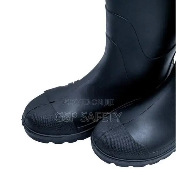 Safety Gum Boot Black - PVC