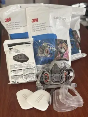 Safety Dust Gas Mask Double Filter - 3M 6200