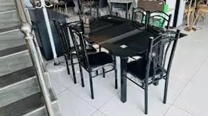 Glass Top Dining Set