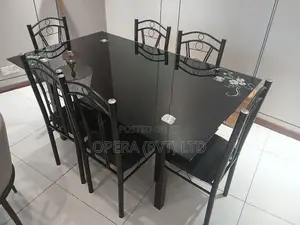 Glass Top Dining Set