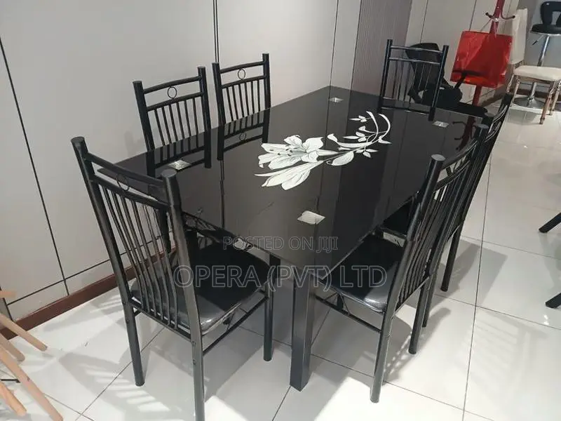 Glass Top Dining Set