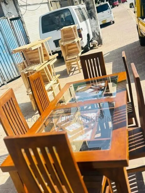 Teakwood Dining Table with Chairs