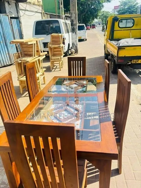 Teakwood Dining Table with Chairs