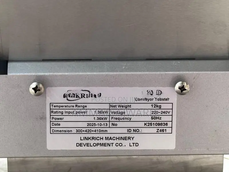 Commercial Conveyer Toaster