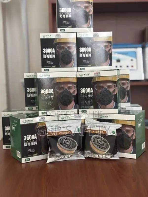 Safety Dust and Gas Mask Single Filter - POWECOM