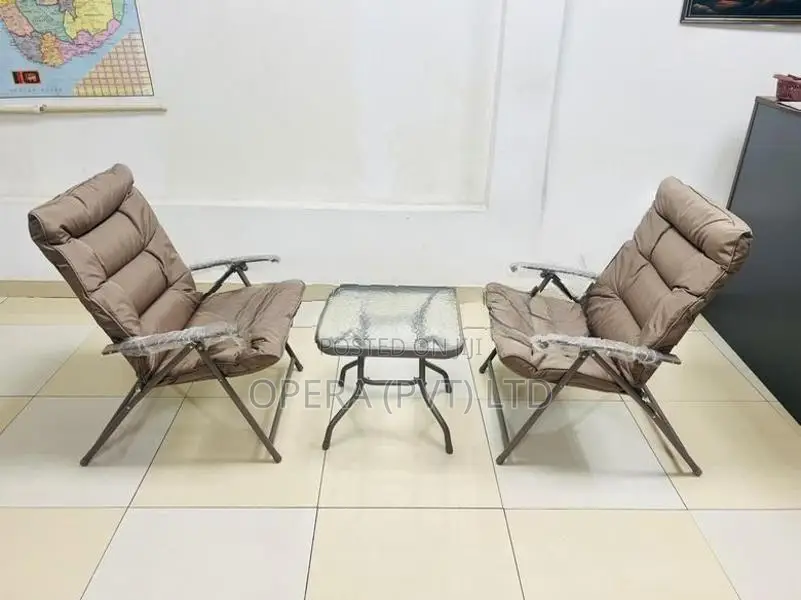 Portable Balcony Chair with Table Set