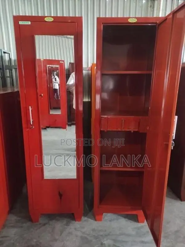 New 6x1.5 Size One Door Steel Cupboard with Mirror (W5)