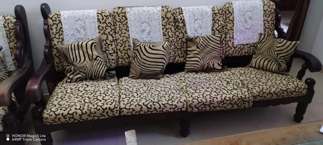 Wooden Sofa Set