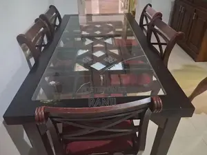 Used Dining Table with 6 Chairs