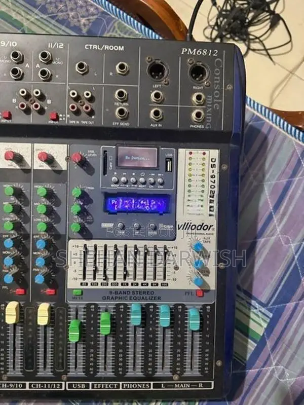 Dj Amplifier Mixer Vlliodor DS-9702