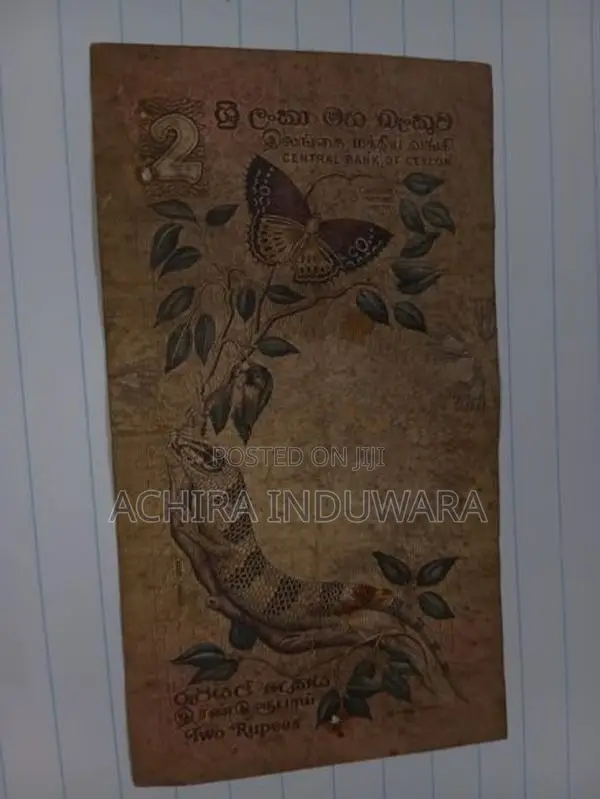 Rare sri lankan notes