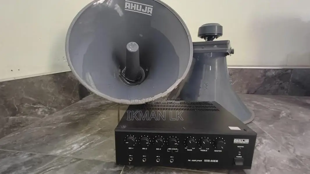 Ahuja SSB-45EM PA Mixer Amplifier with Speaker