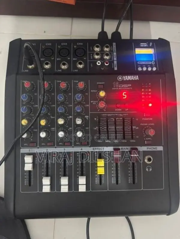 4 Channel Powered Mixer