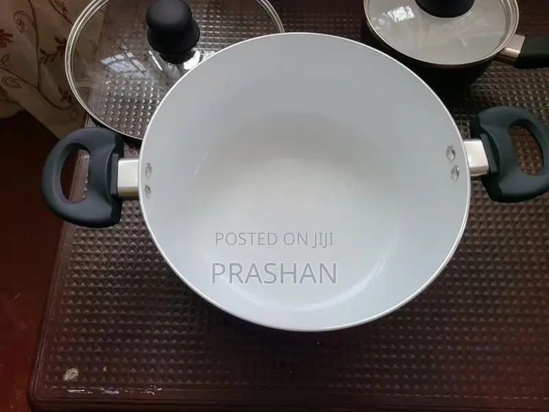 Ceramic Non Stick Cookware Set - 4 Pcs