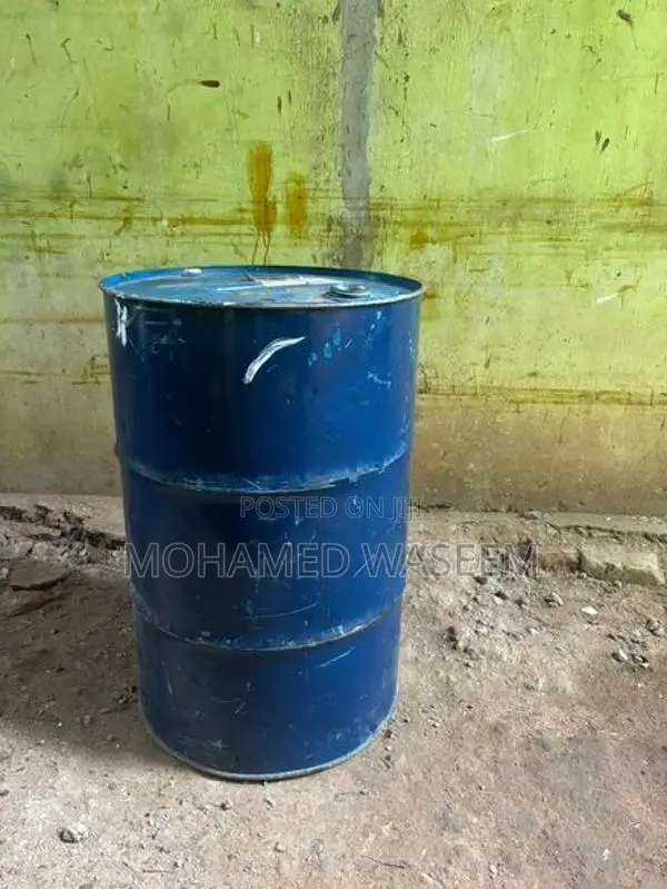 Used 200L Tinar Metal Barrel (Blue)