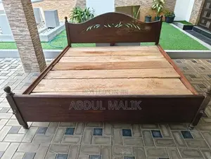 teak king size bed