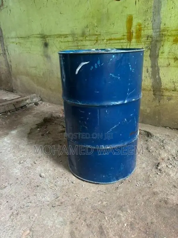 Used 200L Tinar Metal Barrel (Blue)