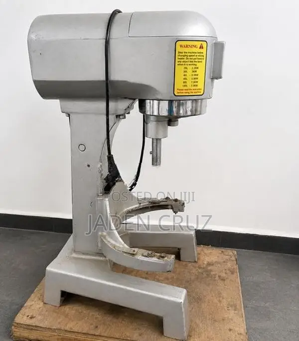 Commercial 30L Flour Mixer with Bowl Attachments