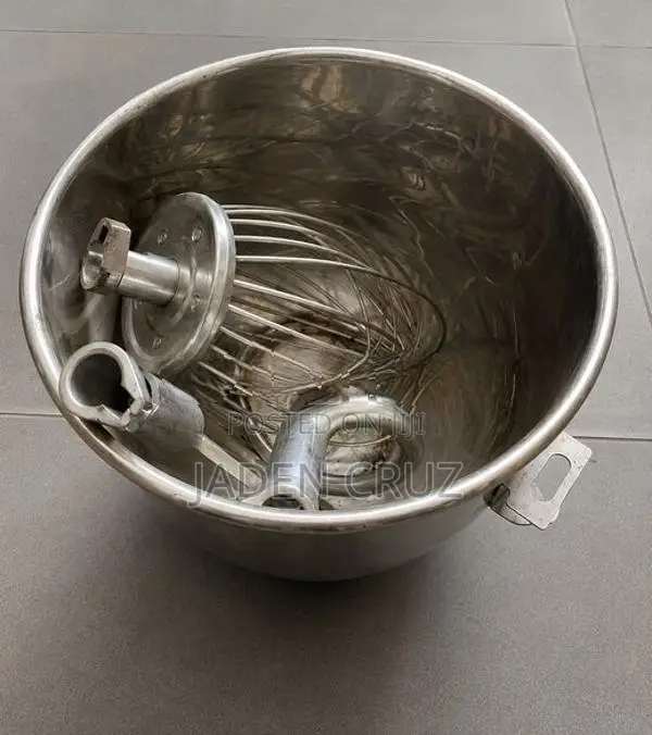Commercial 30L Flour Mixer with Bowl Attachments