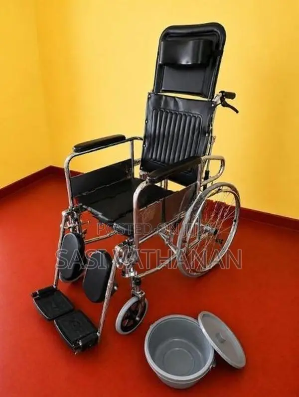 Full Option Commode Wheelchair