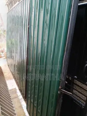 sliding gate 12 & 6 with small gate..