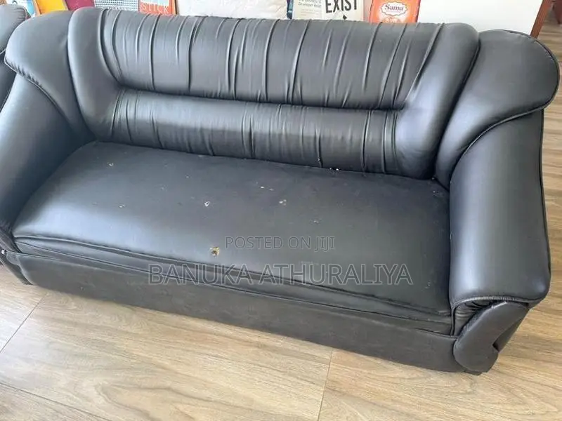 6 person leather sofa